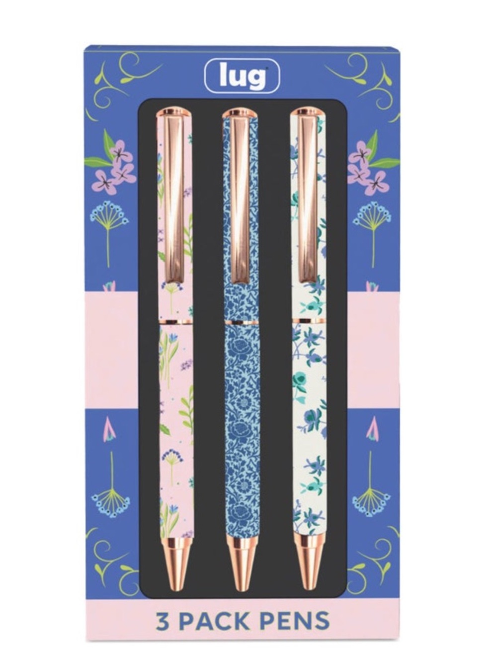 Lug Pens 3pk - Scribble Spring